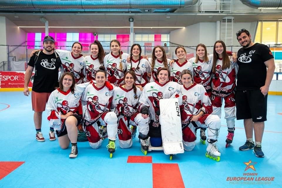 Hockey in line femminile, le Sniperine CRT tornano a testa alta dalla Coppa Campioni di Madrid
