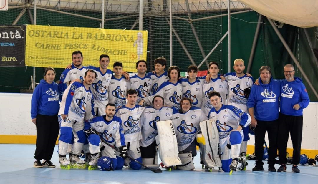 Hockey in line, gli Snipers TECNOALT volano al secondo posto della B ed in semifinale play off