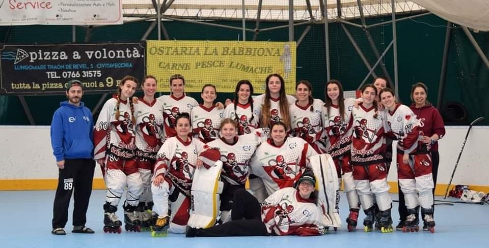 Hockey in line femminile, due sconfitte per le Sniperine CRT