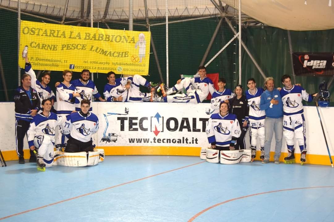 Hockey in line, Snipers TECNOALT a valanga all'esordio