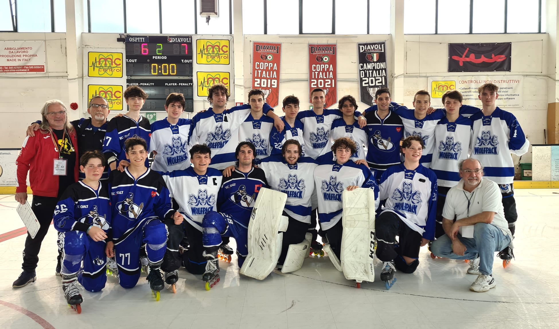 Hockey in line, under 18 elite: sconfitta di misura per gli Snipers Pizzeria Red Carpet