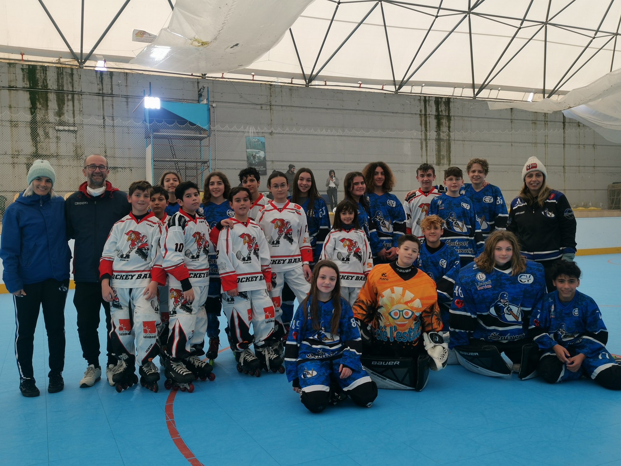 Hockey in line, vittorie a valanga per gli Snipers Marco Liberati SRL under 14