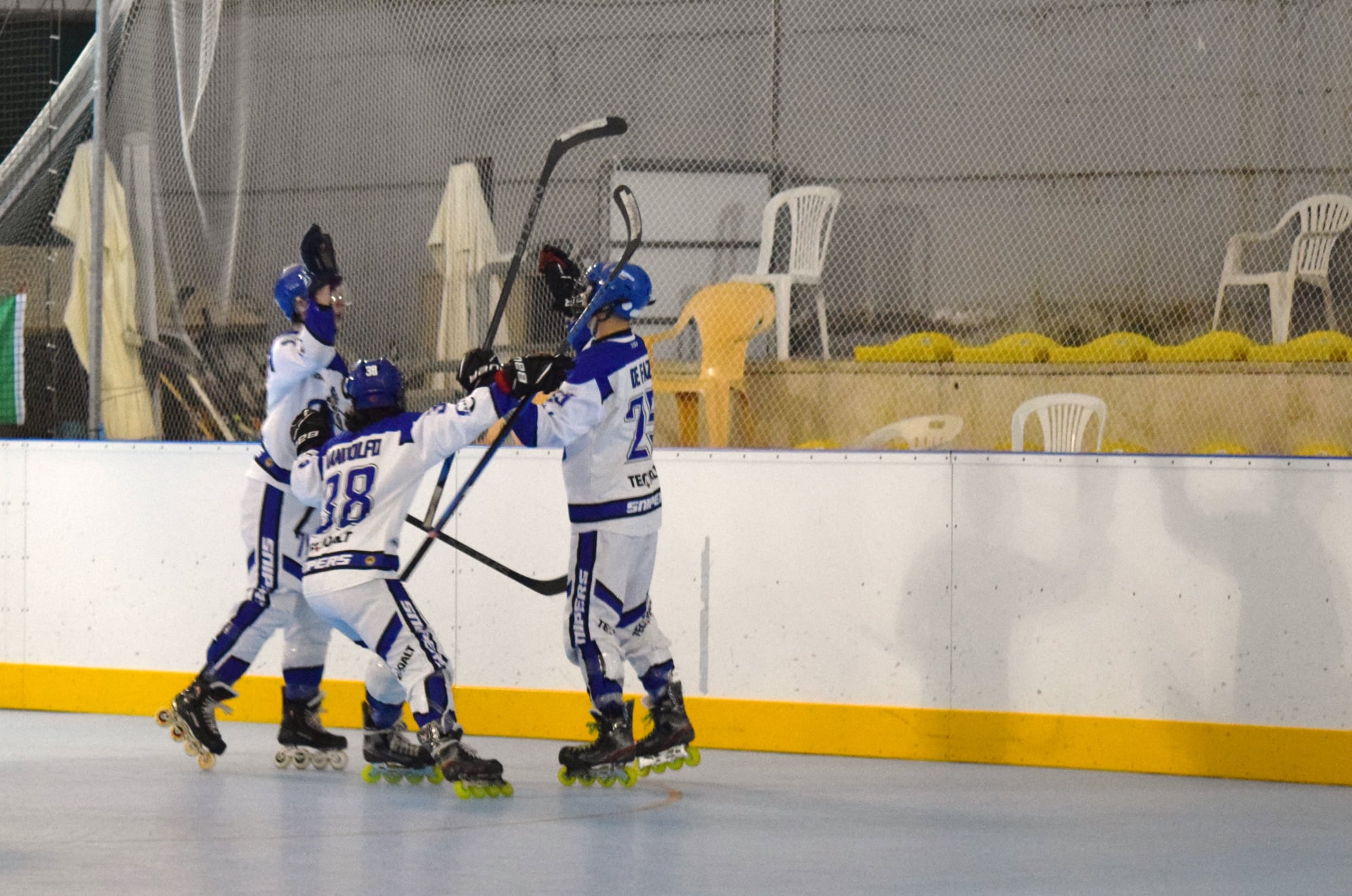 Hockey in line, vittoria sofferta per gli Snipers TECNOALT