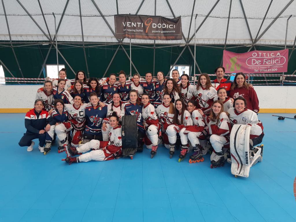 Hockey in line femminile, Sniperine CRT vittoriose all'esordio in campionato