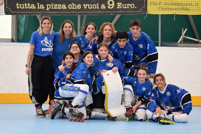 Hockey in line giovanile, Snipers Marco Liberati SRL under 14 in final four scudetto